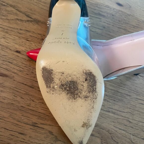 Kate Spade "Flame" Leather Pumps - Picture 4 of 4